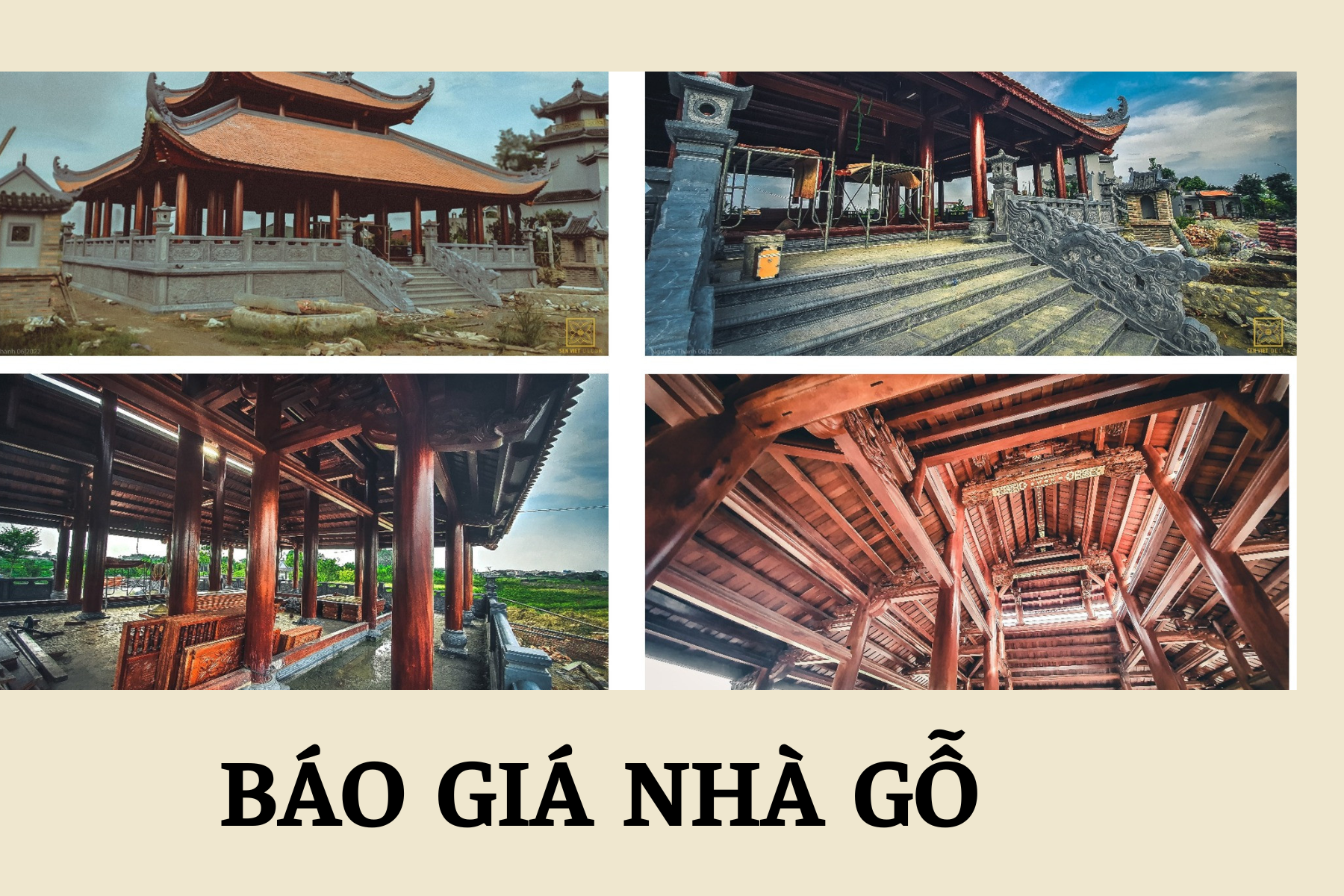 Báo giá nhà gỗ